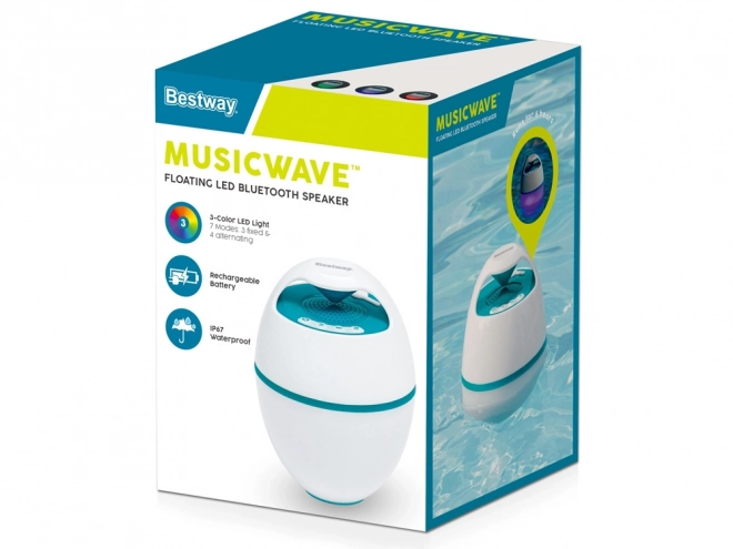 Przenośny pływający głośnik Bestway MusicWave™ z Bluetooth i światłem LED