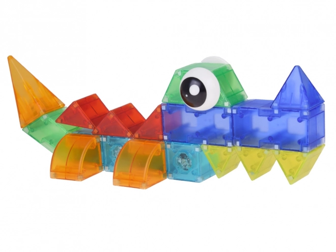 3D magnetyczne bloki Święcące magnetyczne bloki 64 sztuki ZA5240