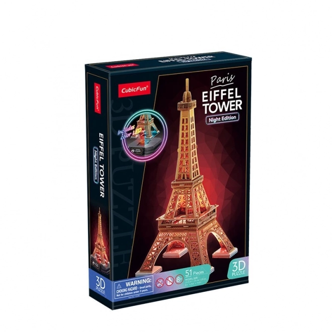 3D puzzle Wieża Eiffla (wersja nocna)
