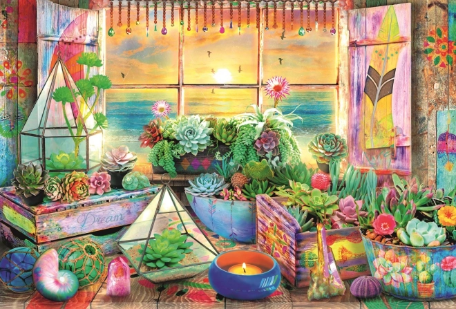 Układanka TREFL Wood Craft Origin Domek na plaży 501 elementów