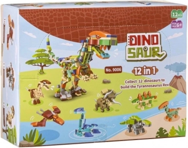Klocki Dinozaury 12 w 1