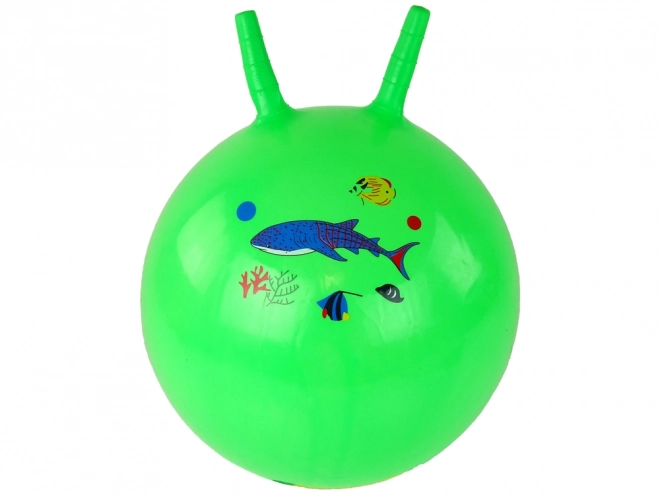 Piłka skacząca 45 cm zielona