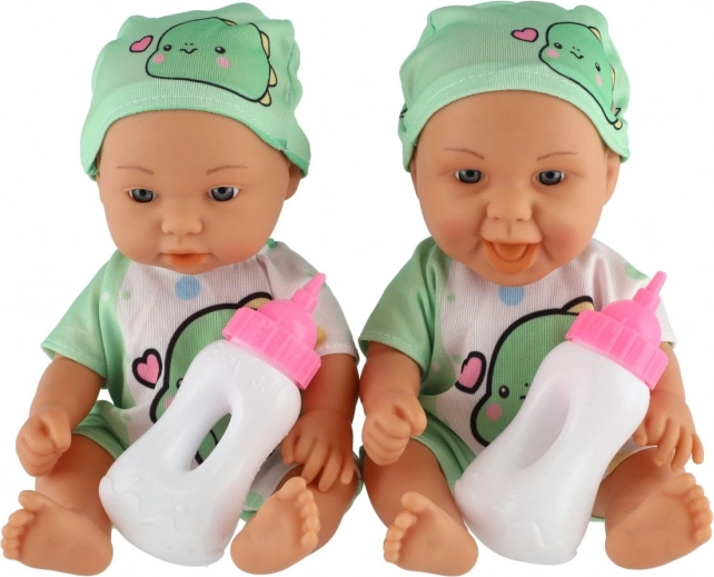 Lalka niemowlę z butelką 26 cm