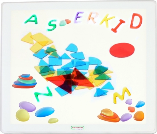 Masterkidz Kwadratowy LED panel świetlny kolorowy + zestaw dodatków