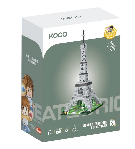 Zestaw konstrukcyjny KOCO Wieża Eiffla
