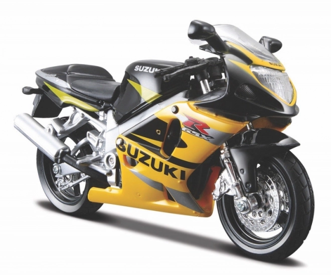 Model motocykla Suzuki GSX-R600 ze stojakiem 1/18