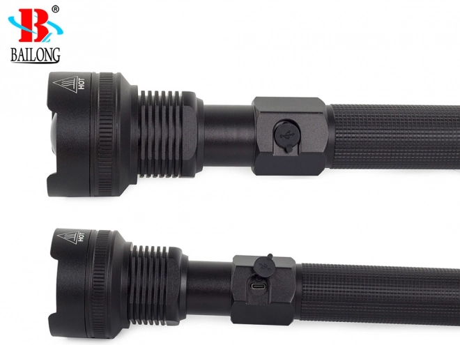 Wojskowa taktyczna latarka z LED Cree XHP70 i zoomem od Bailong