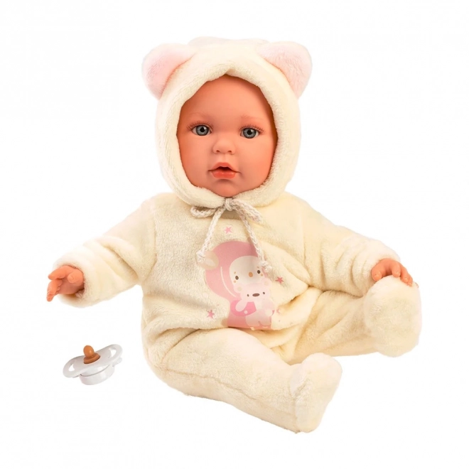 Llorens 14208 BABY JULIA - realistyczna lalka niemowlę z miękkim materiałowym ciałem - 42 cm