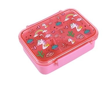 Lunch Box Jednorożec z Zestawem Sztućców