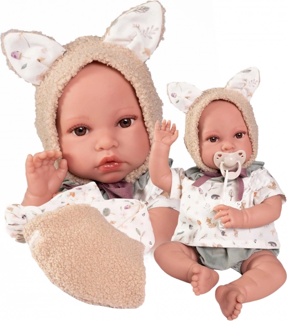 Realistyczna lalka niemowlak z miękkim ciałem - 42 cm