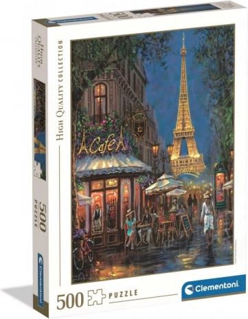 Puzzle Clementoni Night at the Eiffel Café 500 elementów