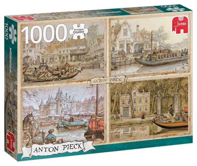 Puzzle Rejs wodnymi kanałami 1000 elementów