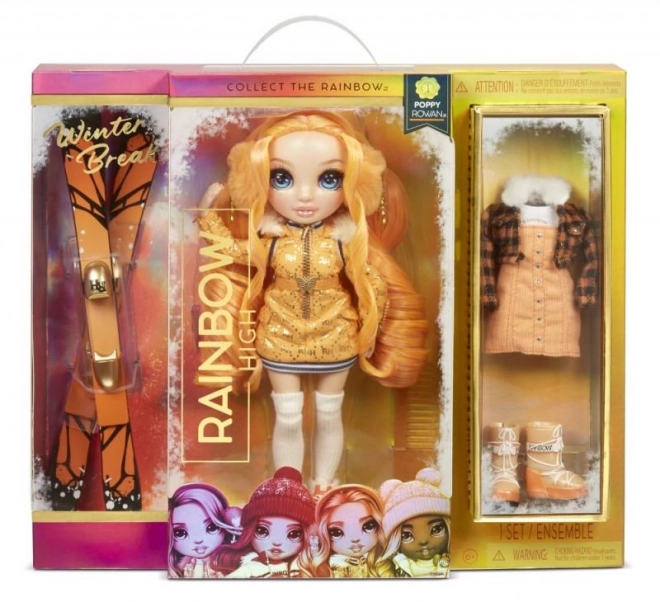 Rainbow High zimowa lalka Poppy Rowan