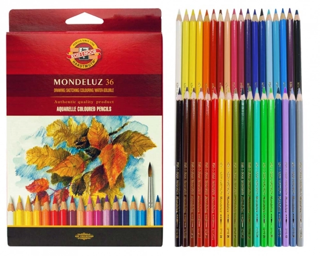 KOH-I-NOOR Akwarelowe kredki Mondeluz 3719 - 36 szt.