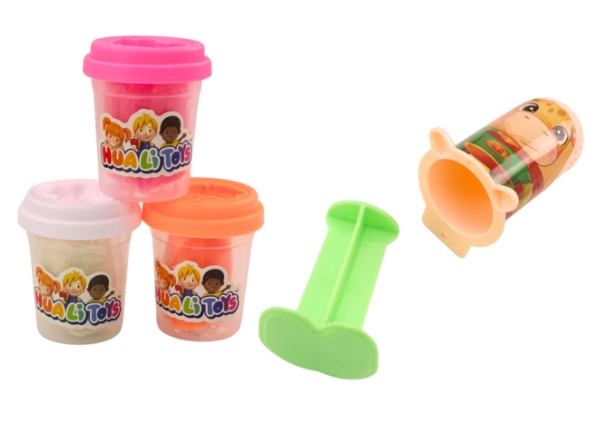 Trzy kolorowe modeliny