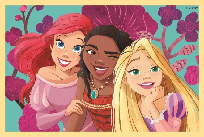 CLEMENTONI Obrazkowe klocki Disney Księżniczki, 6 klocków
