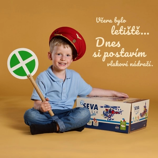 Klocki SEVA KLASIK – Największe, 1162 elementy