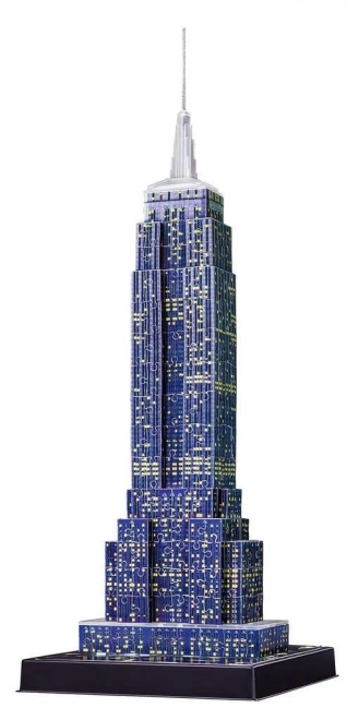 RAVENSBURGER Świecąca 3D układanka Edycja Nocna Empire State Building 216 elementów