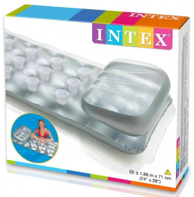 Materac dmuchany z oparciem na głowę do plaży Intex