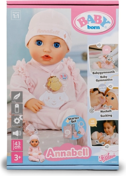 Lalka Baby Born Annabell 43 cm z funkcjami elektronicznymi