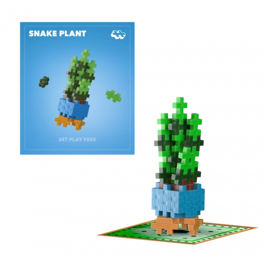 Plus-Plus kwiat Snake Plant