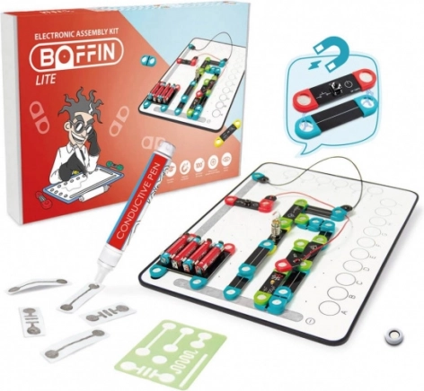 boffin magnetic lite – magnetyczna elektroniczna konstrukcja z przewodzącym markerem