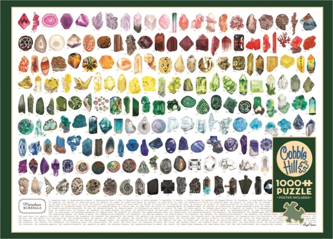 COBBLE HILL Puzzle Piękne Minerały 1000 Elementów