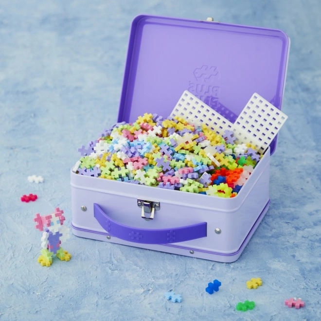 Klocki Plus-Plus mini pastel walizka 600 szt.