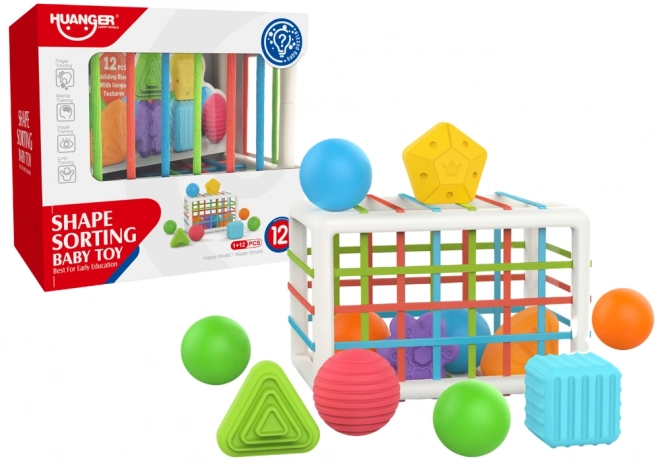 Elastyczna kostka Ball Sorter Figury dla dzieci