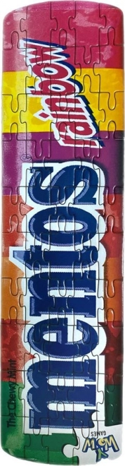 Tęczowe puzzle Mentos 50-elementów