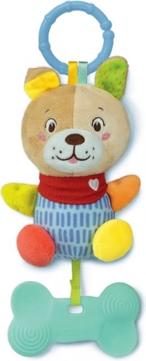 Clementoni Baby pluszowa grzechotka piesek 2w1