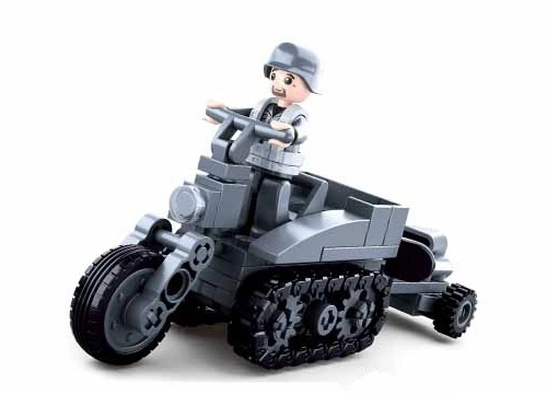 Sluban II wojna światowa M38-B0680B Motocykl z gąsienicami