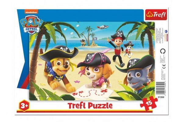 Puzzle planszowe Przyjaciele z Psiego Patrolu/Paw Patrol 33x23cm 15 elementów