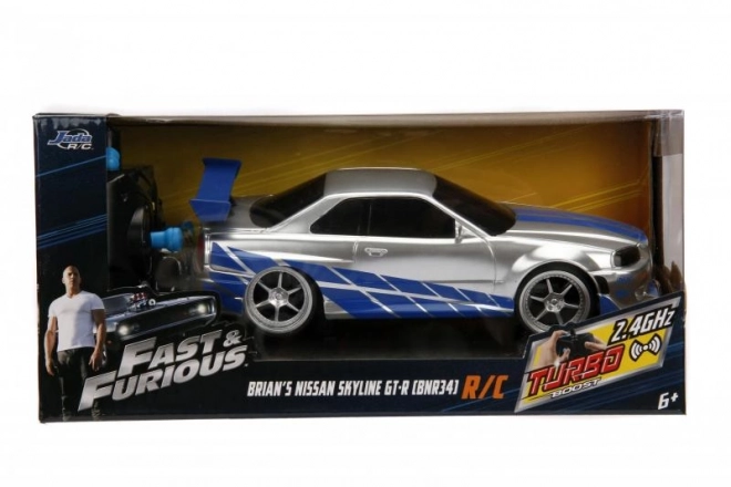 Szybcy i wściekli RC auto Nissan Skyline 1:24