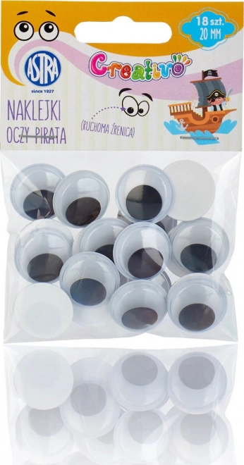 Samoprzylepne oczy ASTRA CREATIVO – 20 mm