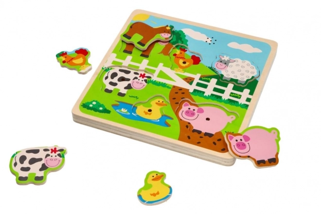 Puzzle dźwiękowe - zwierzęta hodowlane