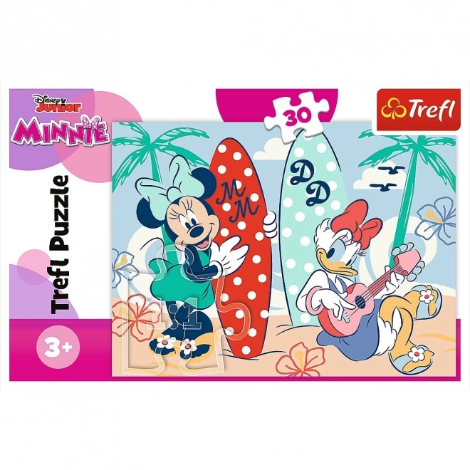 Puzzle Kolorowa Minnie 30 elementów