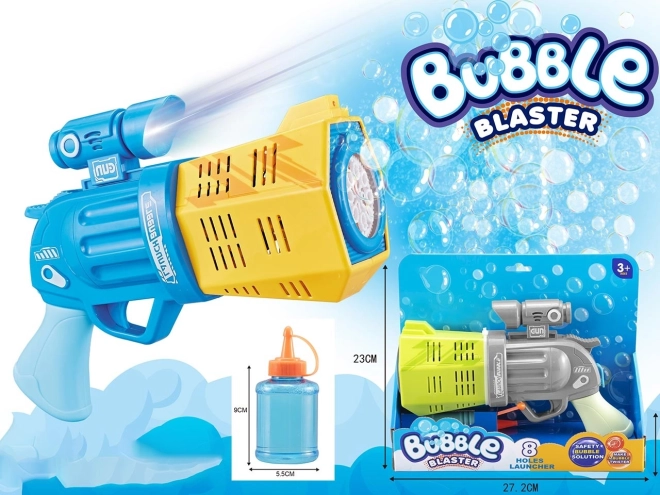 Pistolet do baniek mydlanych na baterie