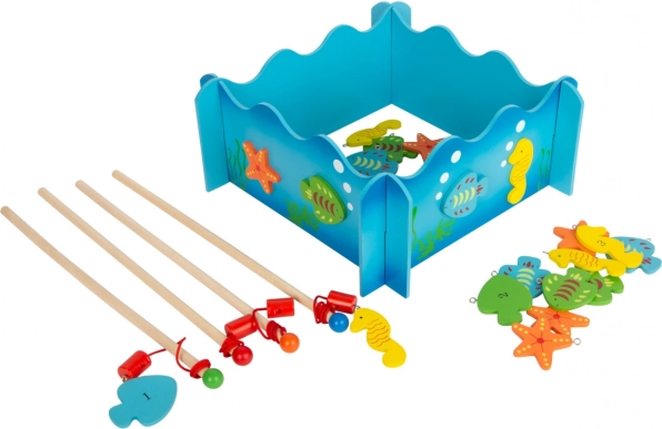 small foot magnetyczna gra wędkarska morski świat