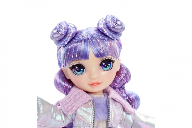 Modowa lalka Rainbow High na zimę - Violet (Fioletowa) TV