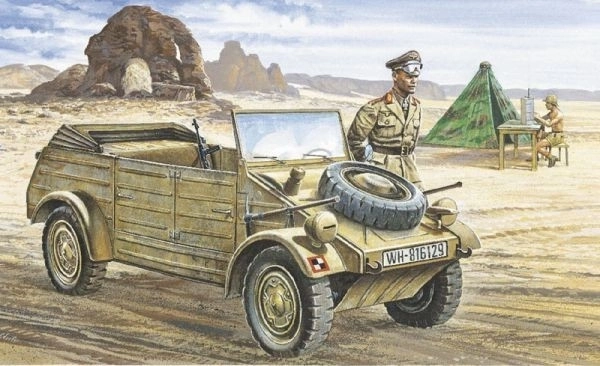 Plastikowy model VW Typ 82 Kübelwagen