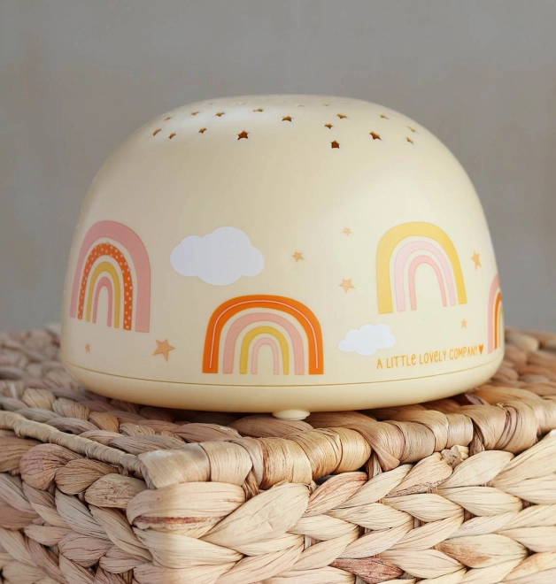 Projektor lampa firmy A Little Lovely Company – Tęcza