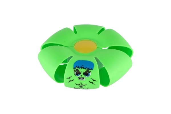 Płaski Piłka - Rzuć dysk, złap piłkę! plastik 8cm 4 kolory 12szt w pudełku