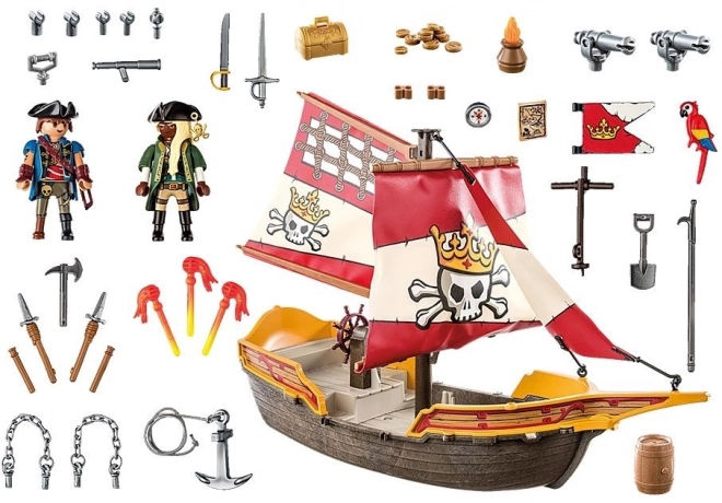 Pirates PLAYMOBIL piracki statek z figurkami