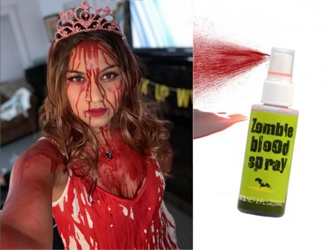 Halloweenowy spray ze sztuczną krwią