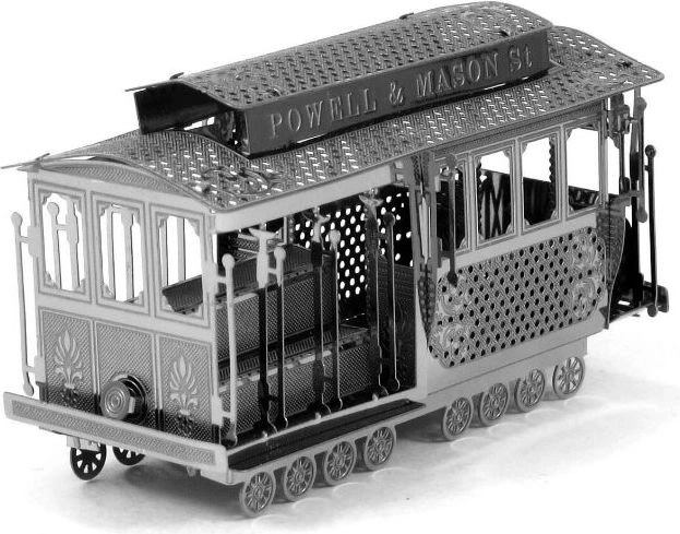 Metalowy model 3D Kolejka linowa San Francisco
