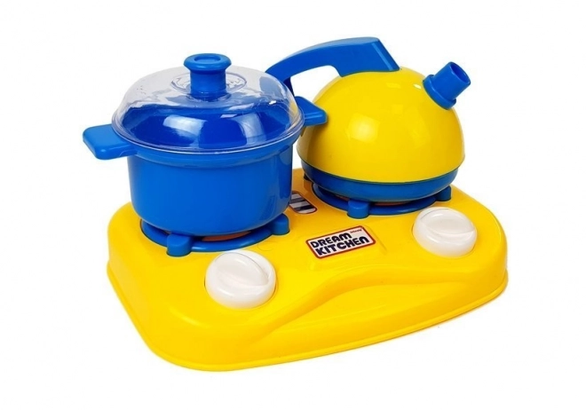Zestaw plastikowych naczyń Little Cook Pots