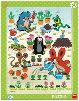 Puzzle Krecik ogrodnik 40 elementów
