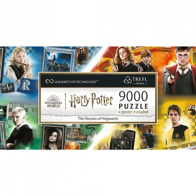 TREFL Puzzle UFT Harry Potter: Domy Hogwartu 9000 elementów