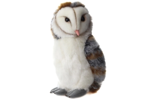 Puszysta Sowa Płomykówka 27 cm
